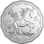 2026 Australien 50 Ct. Lunar Year of the Horse Coincard K-N NUR 50.000pc