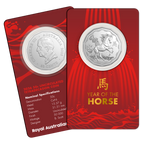 2026 Australien 50 Ct. Lunar Year of the Horse Coincard K-N NUR 50.000pc