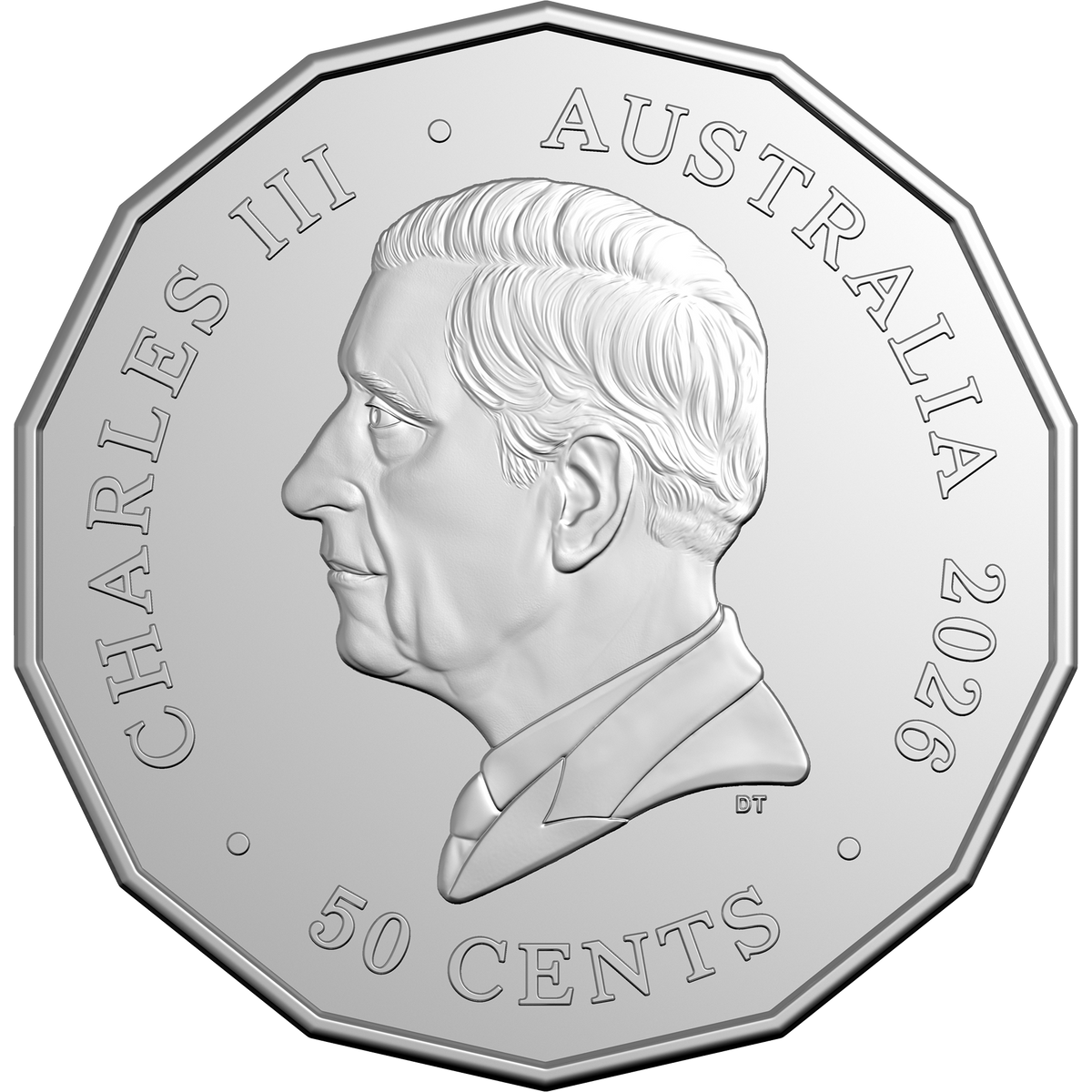 2026 Australien 50 Ct. Lunar Year of the Horse Coincard K-N NUR 50.000pc