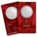 YEAR OF THE GOAT 2027 UNCIRCULATED TETRADECAGON COIN