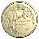 2027 YEAR OF THE GOAT $1 UNCERCULATED TWO COIN SET