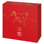 Year of the Goat 2027 $5 1oz Fine Silver Proof Domed Coin