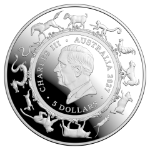 Year of the Goat 2027 $5 1oz Fine Silver Proof Domed Coin