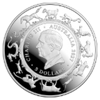 Year of the Goat 2027 $5 1oz Fine Silver Proof Domed Coin