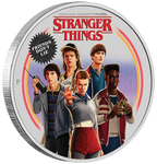 Stranger Things – Friends Don't Lie 2026 $1 1oz Silver Coloured Coin