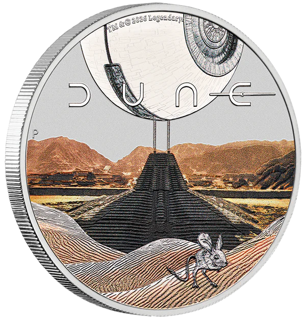 Dune 2026 1oz Silver Coloured Coin