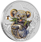 ANA World’s Fair of Money Special Koala 2026 1oz Silver Coloured Coin with Liberty Bell Privy Mark