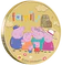 Peppa Pig - Friends 2026 Collector Coins in Cards (Three-Coin Set
