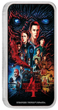 Stranger Things - Season 4 2026 1oz Silver Coloured Rectangular Coin