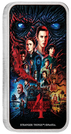 Stranger Things - Season 4 2026 1oz Silver Coloured Rectangular Coin