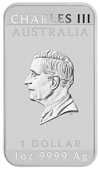 Lunar Horse 2026 1oz Silver Bullion Coloured Minted Rectangular Coin