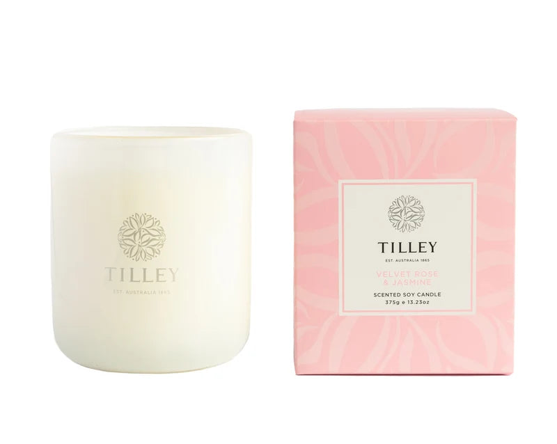 TILLEY VELVET ROSE JASMINE SOY CANDLE