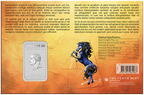 Lunar Horse 2026 1oz Silver Bullion Coloured Minted Rectangular Coin