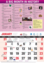 2027 Calendar Bartel Readezy This Day In History Horizontal Wall