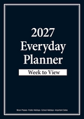 2027 Planner Diary Bartel Calendars Everyday