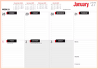 2027 Planner Diary Bartel Calendars Everyday