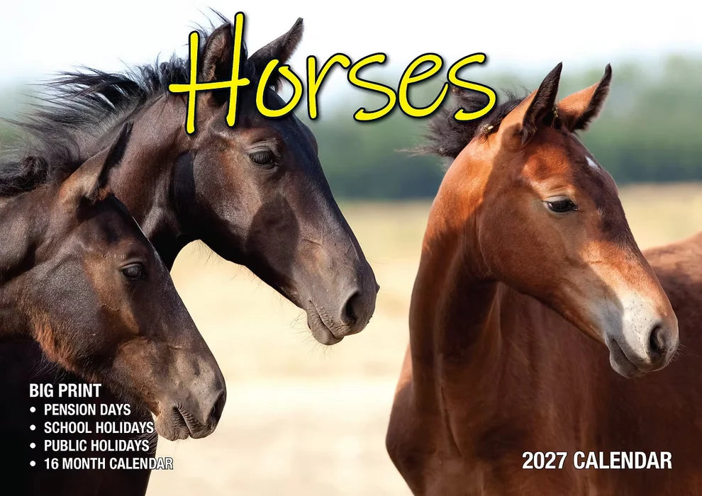 2027 CALENDAR BARTEL HORSES