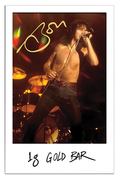 Bon Scott 80th Birthday 2026 1g Gold Minted Bar