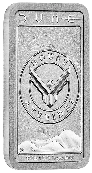 DUNE - House Atreides 10g Silver Minted Bar