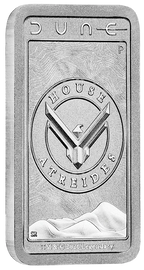 DUNE - House Atreides 10g Silver Minted Bar