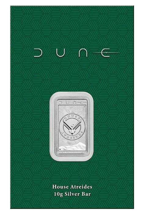 DUNE - House Atreides 10g Silver Minted Bar