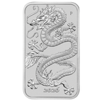 Dragon 2026 $1 1oz Silver Proof Rectangle Coin