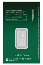 DUNE - House Atreides 10g Silver Minted Bar