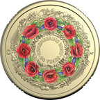 80 Years OnRemembering the Second World War 2025 $2 ‘C’ Mintmark Coloured Uncirculated Coin