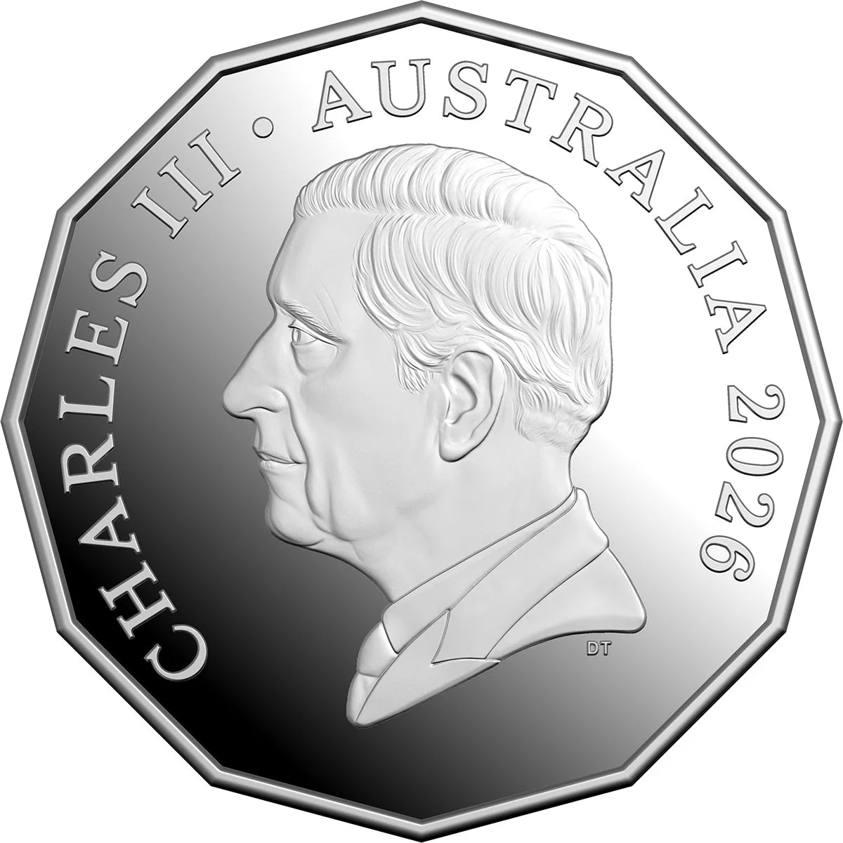 70TH ANNIVERSARY OF AUSTRALIA FIRST TELEVISION 2026 50C SILVER PROOF COIN