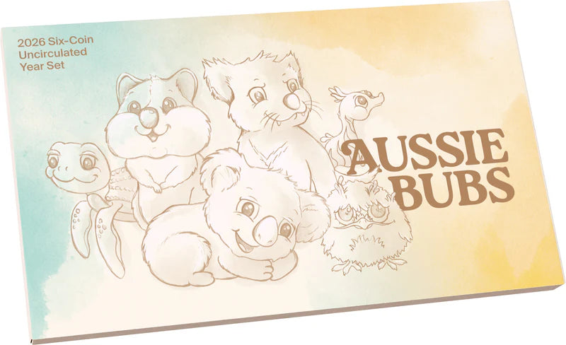 Aussie Bubs 2026 Six Coin Uncirculated Baby Year Set