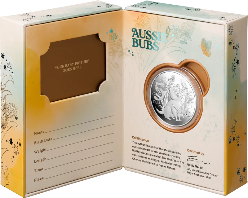 Aussie Bubs 2026 $5 1oz Fine Silver Proof Coin