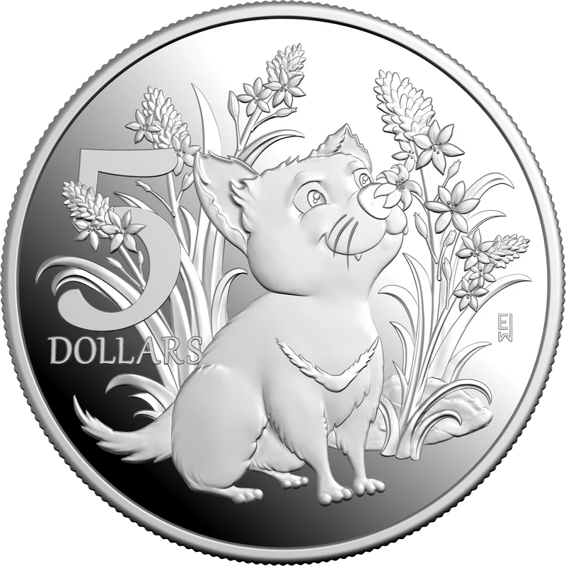 Aussie Bubs 2026 $5 1oz Fine Silver Proof Coin