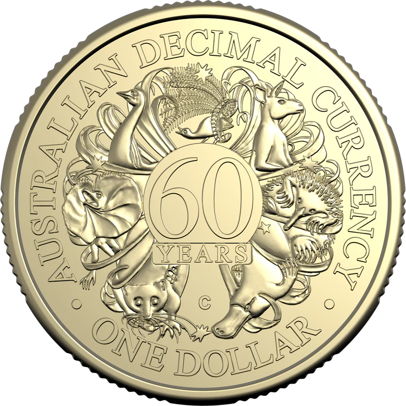 60th Anniversary of Decimal Currency 2026 $1 Uncirculated Four Coin Set
