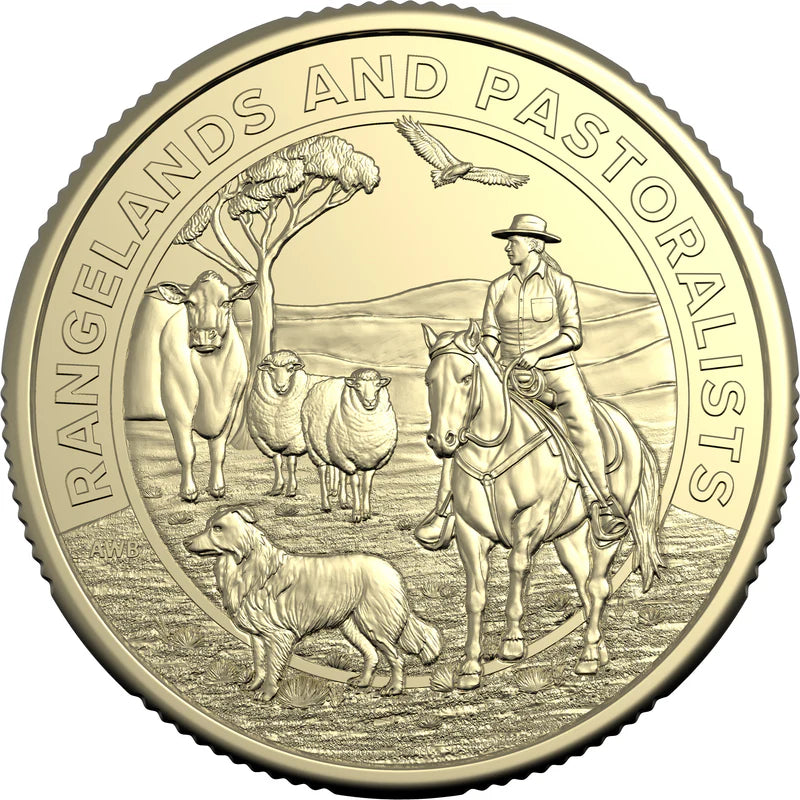 Heart and Soul of Australia International Year of Rangelands and Pastoralist 2026 $1 Uncirculated Coin in Card