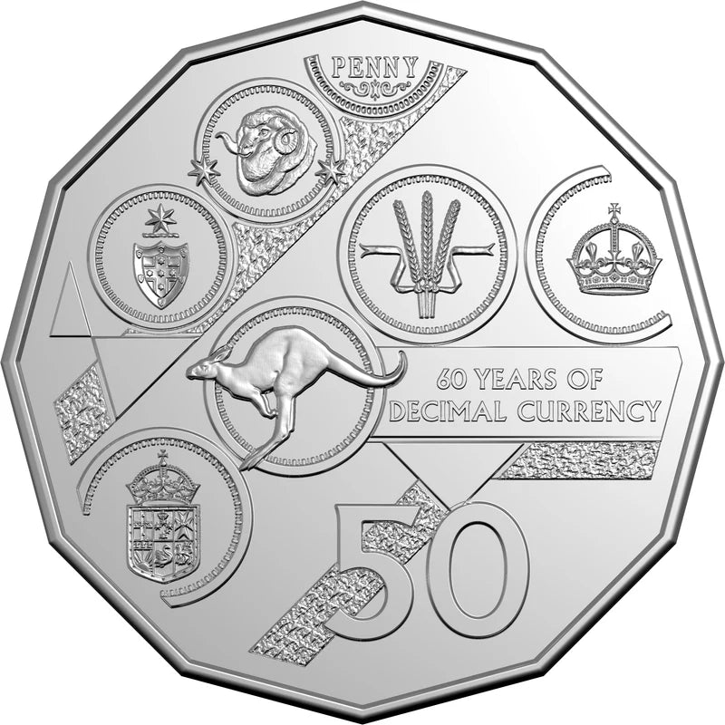 60th Anniversary of Decimal Currency 2026 Uncirculated Six-Coin Year Set