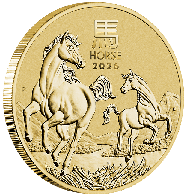 2026 Australian Lunar Series III Year of the Horse AlBr $1 Perth Mint Stamp & Coin PNC