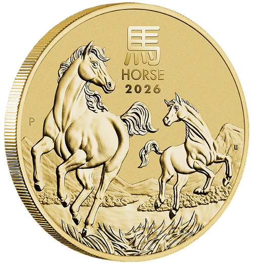 2026 Australian Lunar Series III Year of the Horse AlBr $1 Perth Mint Stamp & Coin PNC