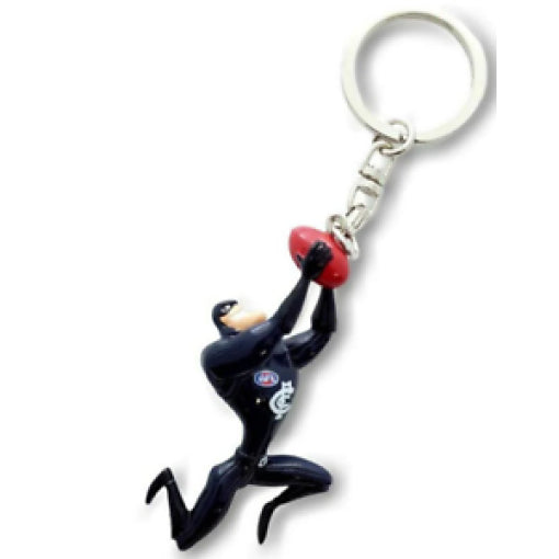 AFL Carlton Blues Team Mascot Novelty Keyring