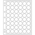 Plastic Sheets ENCAP, Clear Pockets for 48 Coins with a diameter between 21, 22 and 23mm