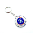 AFL Round Key Ring - Western Bulldogs - Keyring - Aussie Rules - TROFE