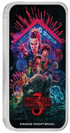 Stranger Things - Season 3 2026 $1 Colour Rectangular 1oz Silver Uncirculated Coin