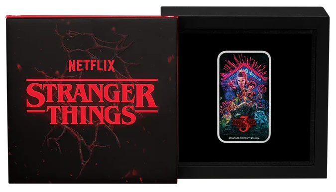 Stranger Things - Season 3 2026 $1 Colour Rectangular 1oz Silver Uncirculated Coin