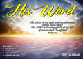 2027 Calendar Bartel Big Print His Word Horizontal Wall