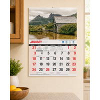 2027 Calendar Bartel Big Print Tasmania Horizontal Wall