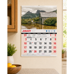 2027 Calendar Bartel Big Print Tasmania Horizontal Wall