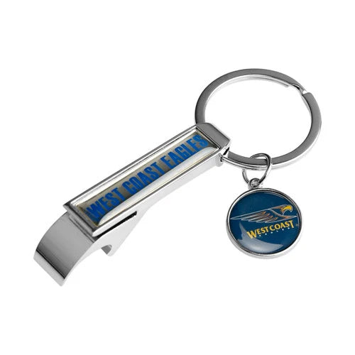 AFL West Coast Eagles Bottle Opener Keyring