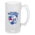 Western Bulldogs Frosted Stein 500ml