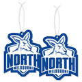 North Melbourne Kangaroos AFL Air Freshener Set of 2