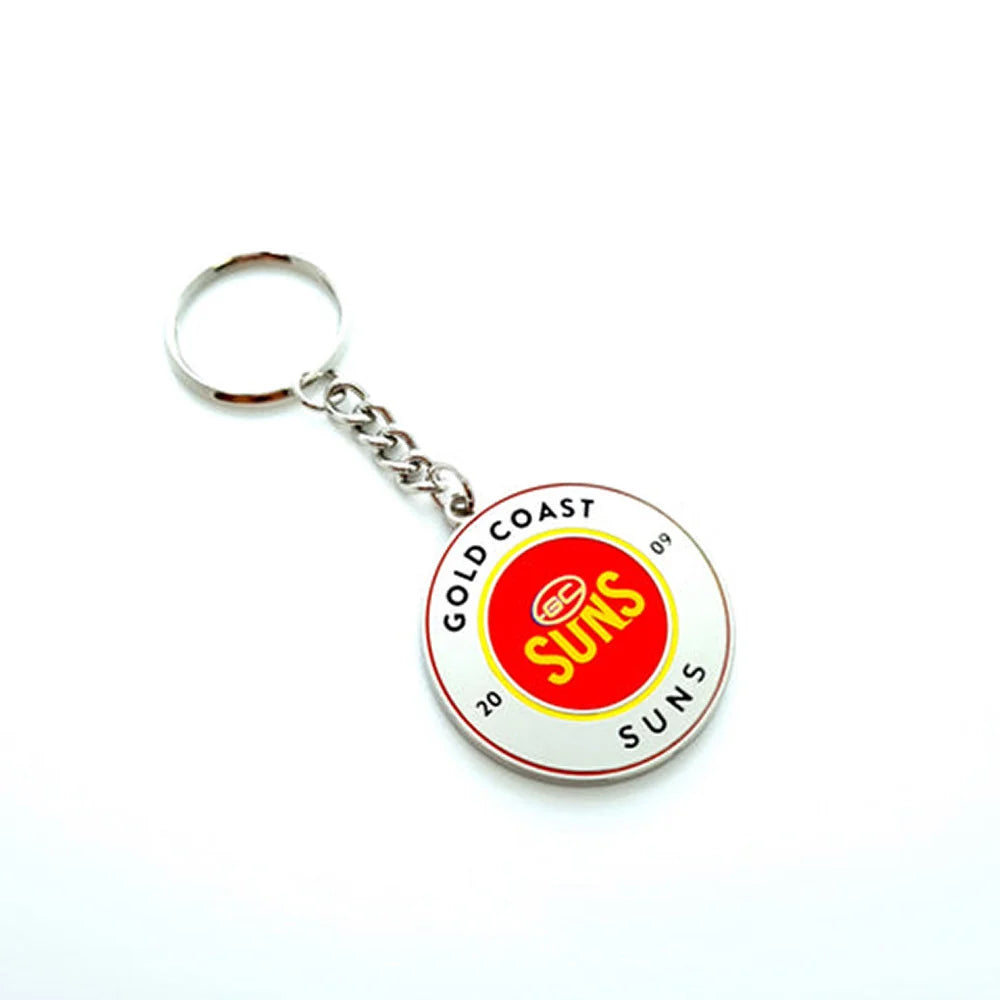 GOLD COAST SUNS ROUND KEYRING