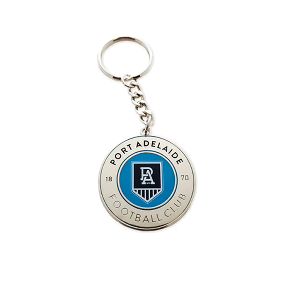 Port Round Keyring